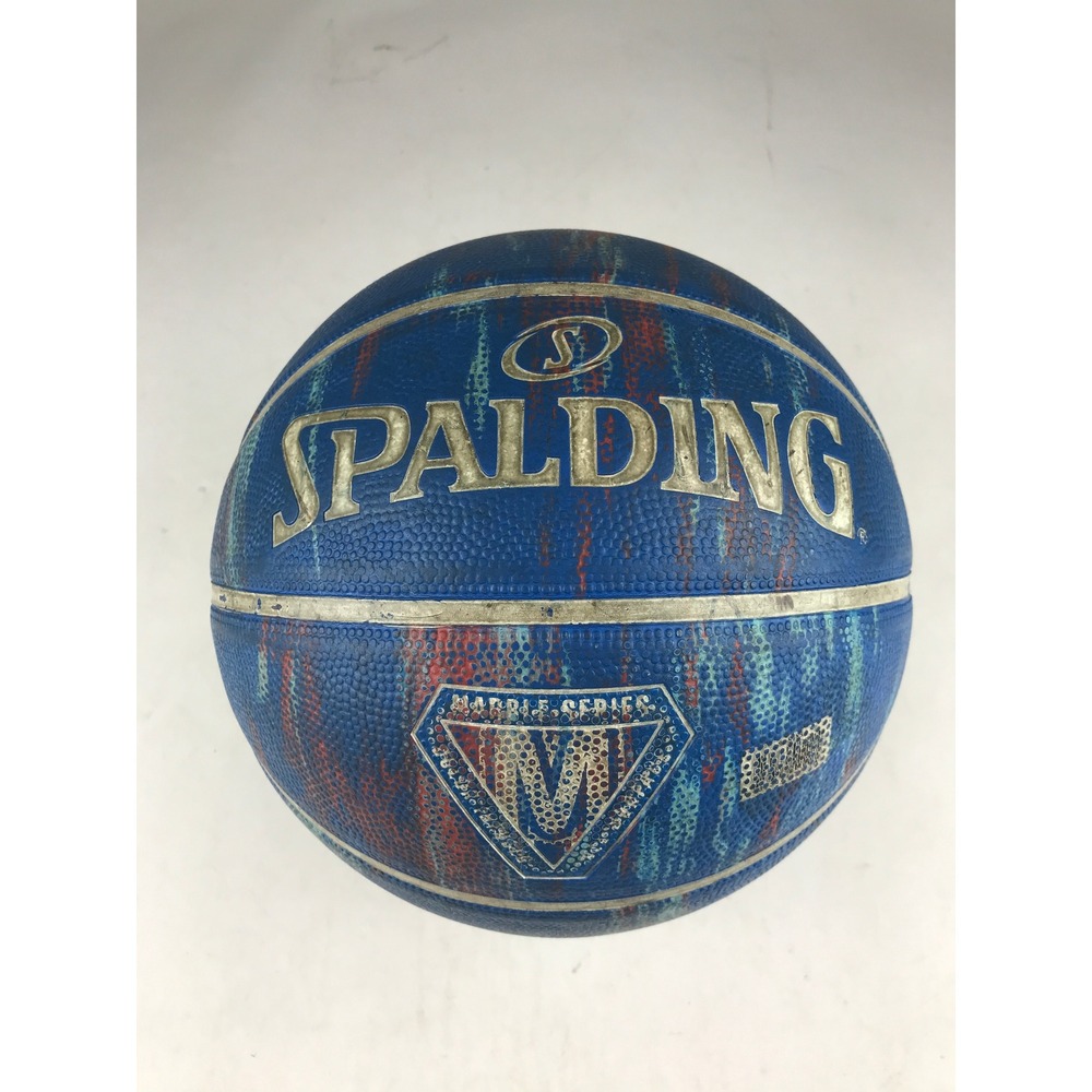 Spalding Marble Series Basketball Blue Rubber Indoor Outdoor Sports Ball Sz 7
